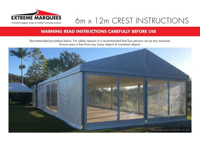 Extreme marquees CREST User manual