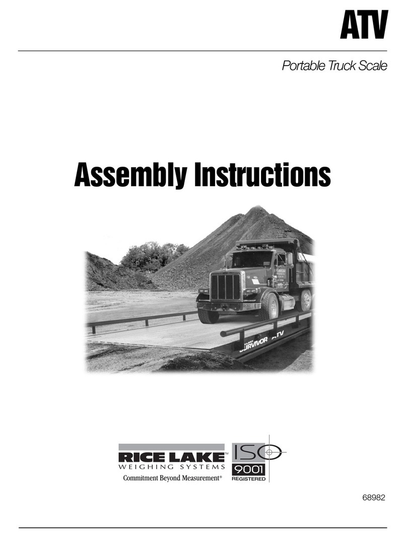 Rice Lake SURVIVOR ATV series User manual Rice Lake SURVIVOR ATV series User manual