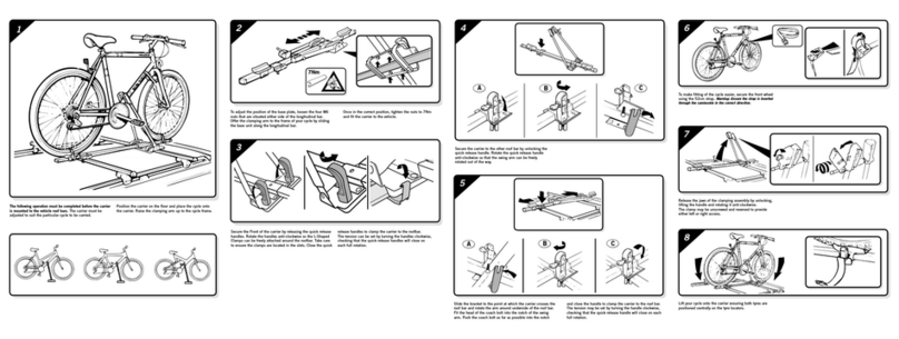 Halfords Deluxe Roof Mount Carrier Fitting instructions