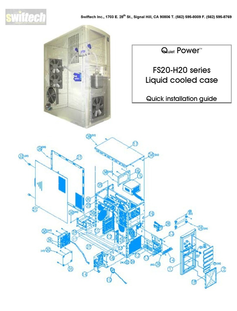 swiftech quiet power FS20-H20 series Quick installation guide
