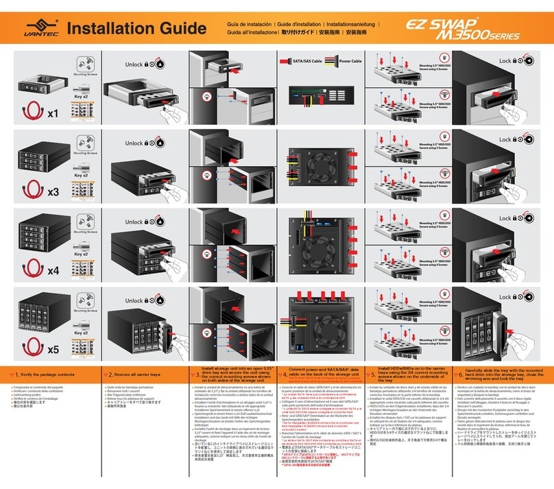 Vantec EZ SWAP MRK-M3501T installation guide