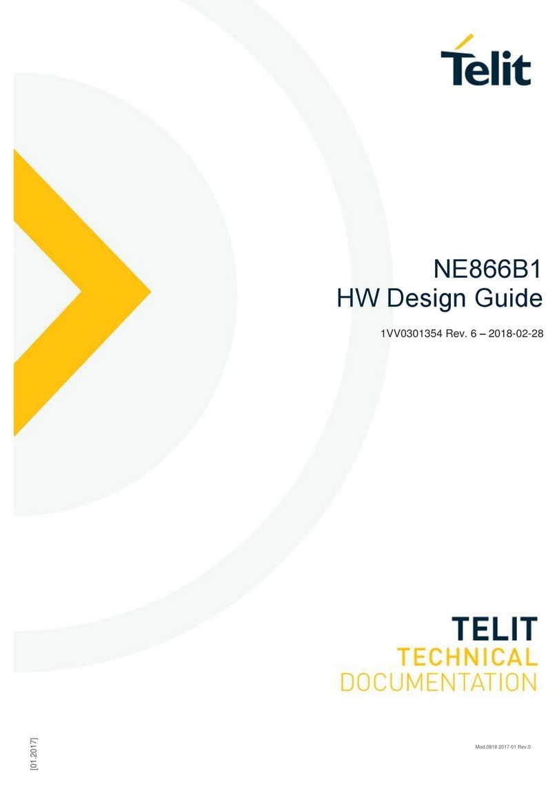 Telit Wireless Solutions NE866B1 Hardware Design Guide