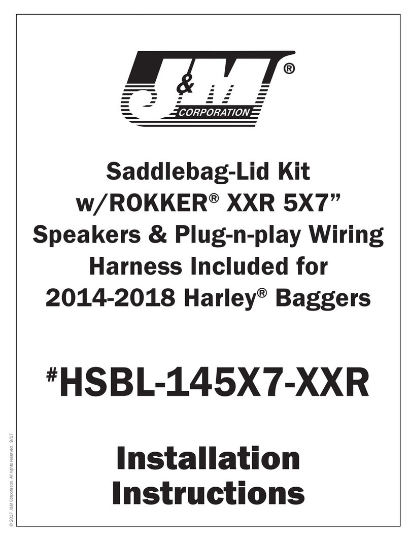J&M Corporation HSBL-145X7-XXR installation instructions J&M Corporation HSBL-145X7-XXR installation instructions