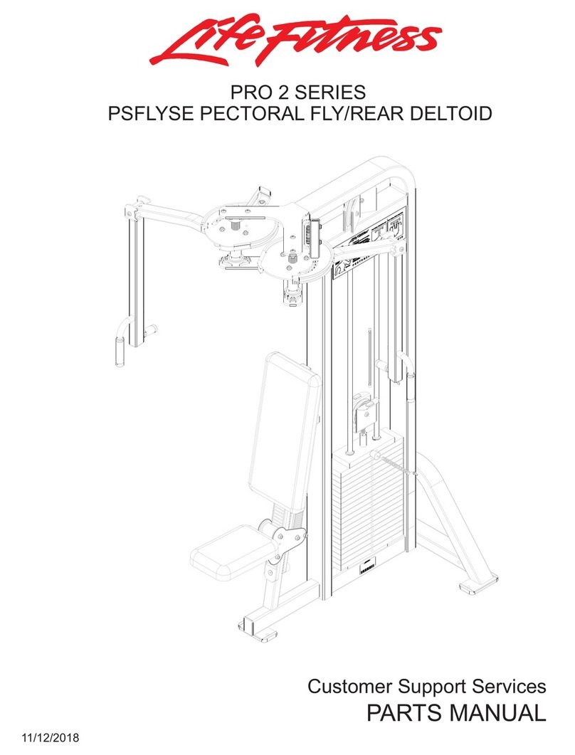 Life Fitness Pro 2 Series PSFLYSE Assembly manual