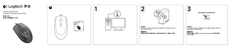 Logitech G100 User manual Logitech G100 User manual