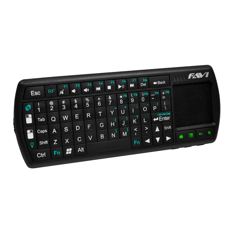 FAVI FE02RF series User manual