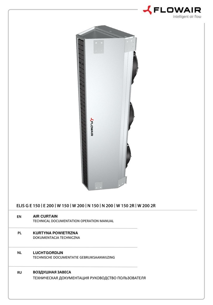 flowair ELIS G E 150 Technical documentation operation manual