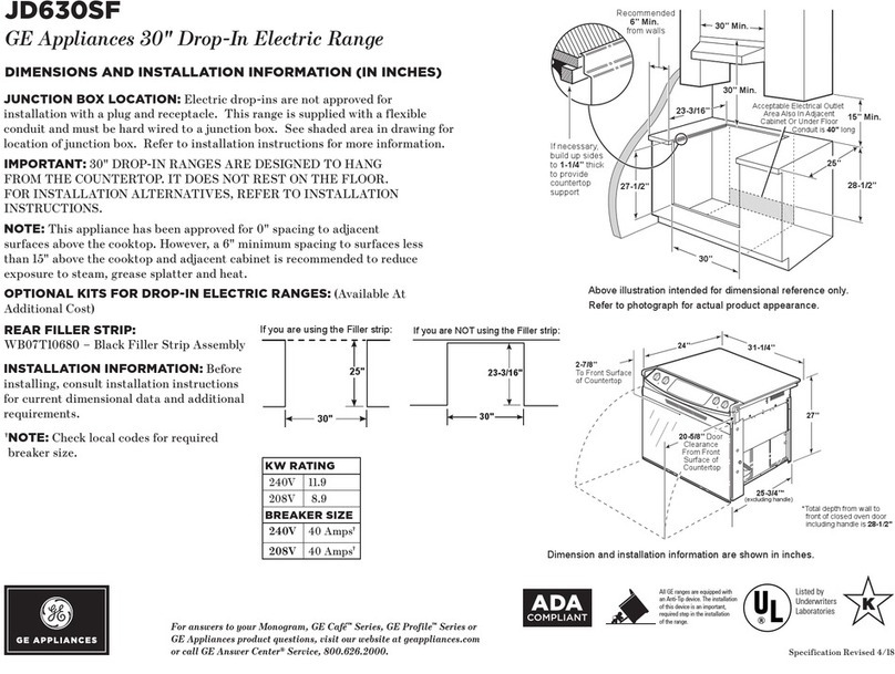GE JD630SF Manual