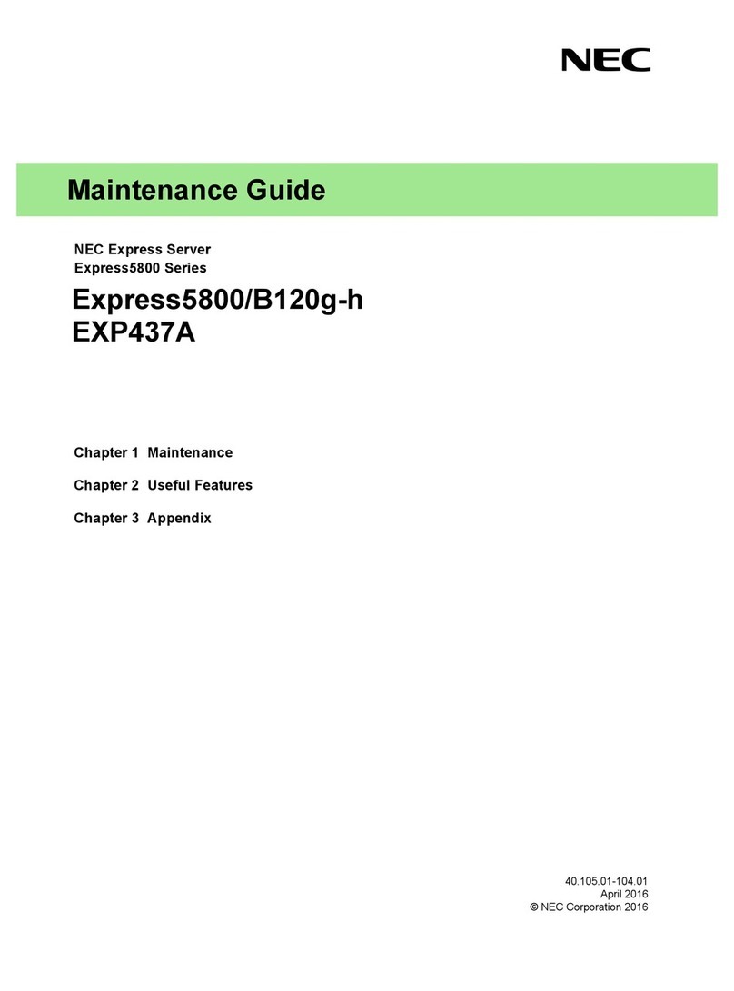 NEC Express5800/B120g-h Operating manual NEC Express5800/B120g-h Operating manual