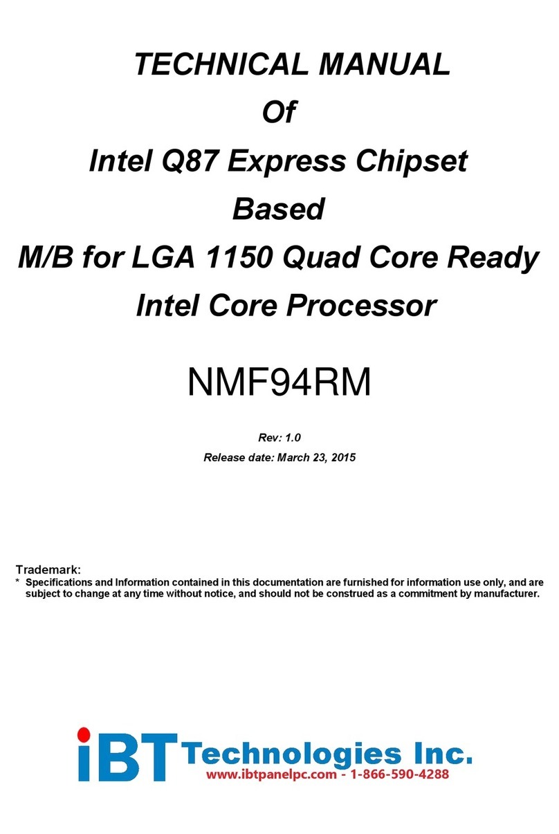 IBT Technologies NMF94RM Technical manual