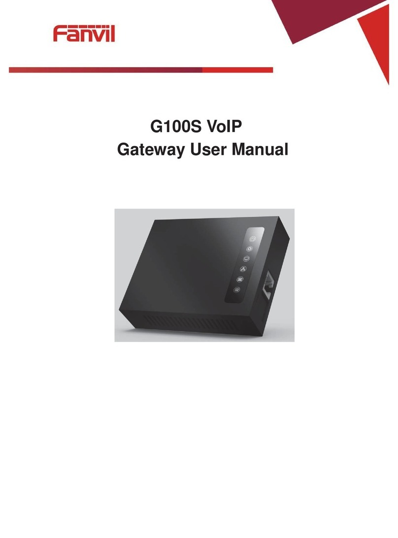 Fanvil G100S User manual Fanvil G100S User manual