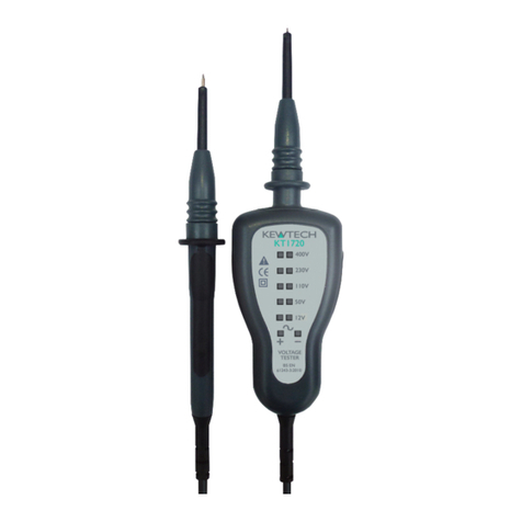 Kewtech KT1720 User manual