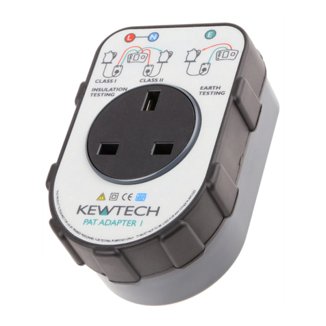 Kewtech PAT Adapter 1 User manual