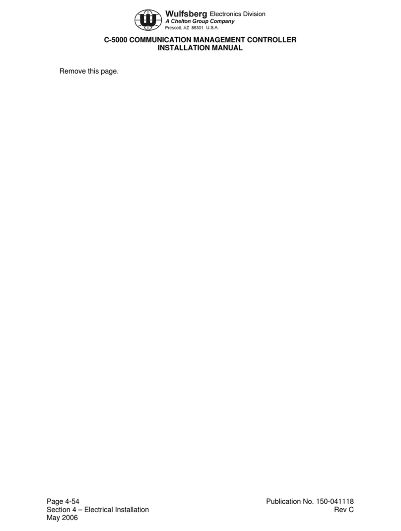 Wulfsberg C-5000 installation manual