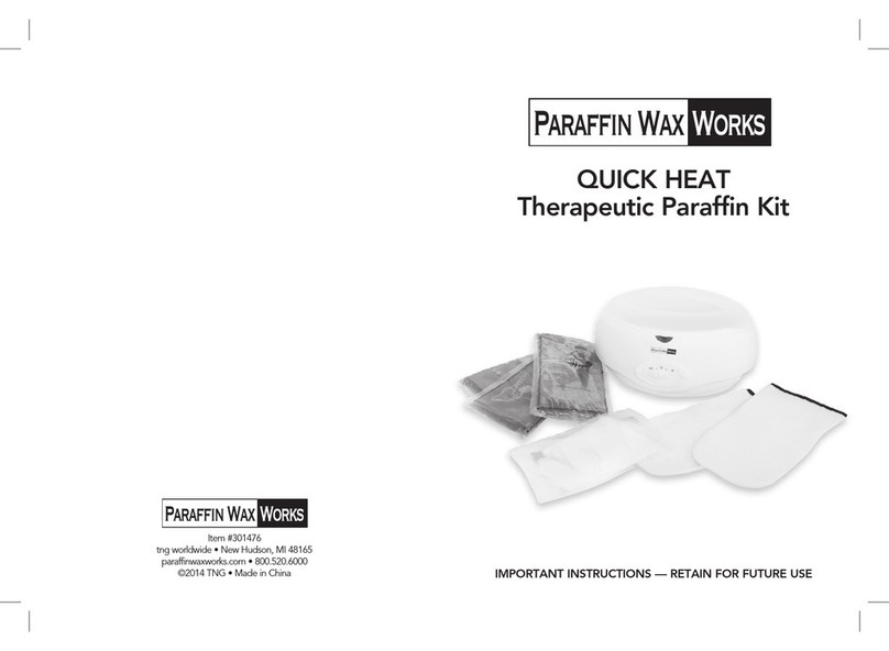 Paraffin Wax Works 301476 Important instructions