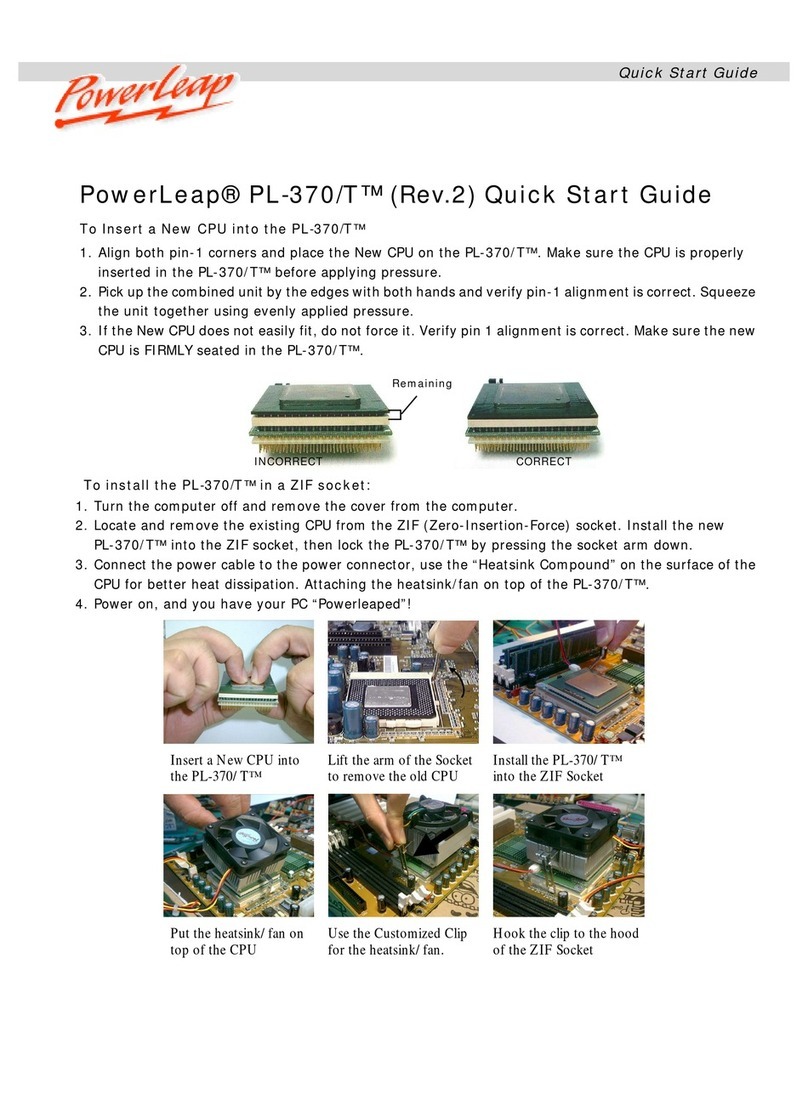 Powerleap PL-370/T quick start guide