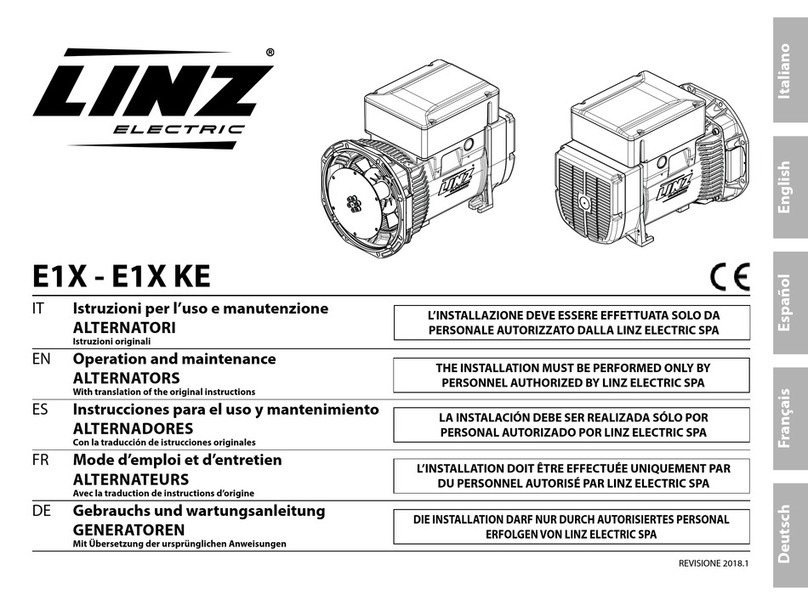 Linz electric E1X KE Operation and maintenance