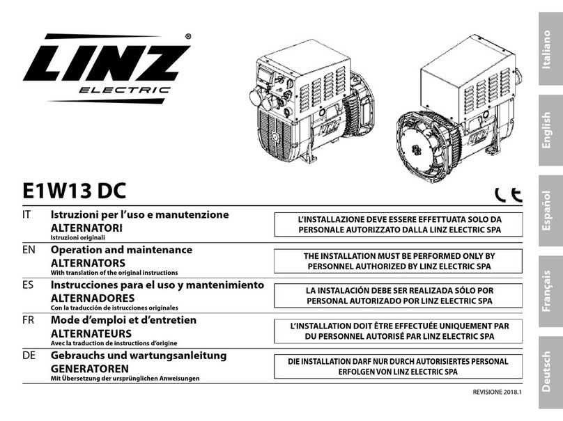 Linz electric E1W13 DC Operation and maintenance