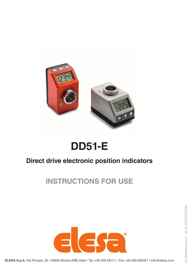 Elesa DD51-E Instructions for use