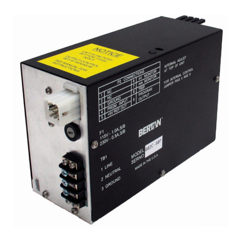 Spellman BERTAN 602C-10P User manual