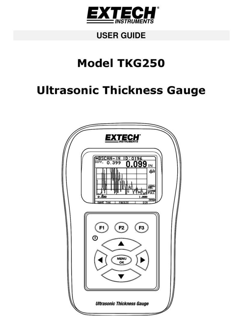 Extech Instruments TKG250 user guide Extech Instruments TKG250 user guide