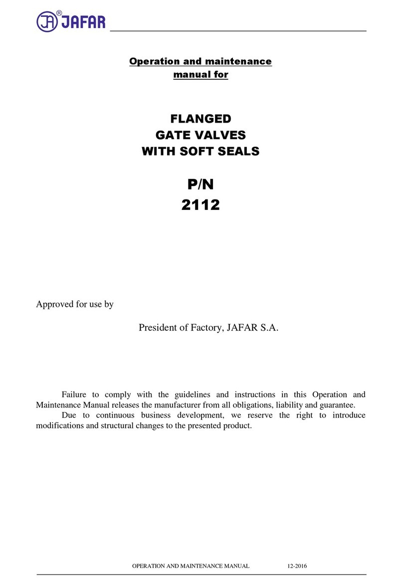 Jafar 2112 Operation and maintenance manual