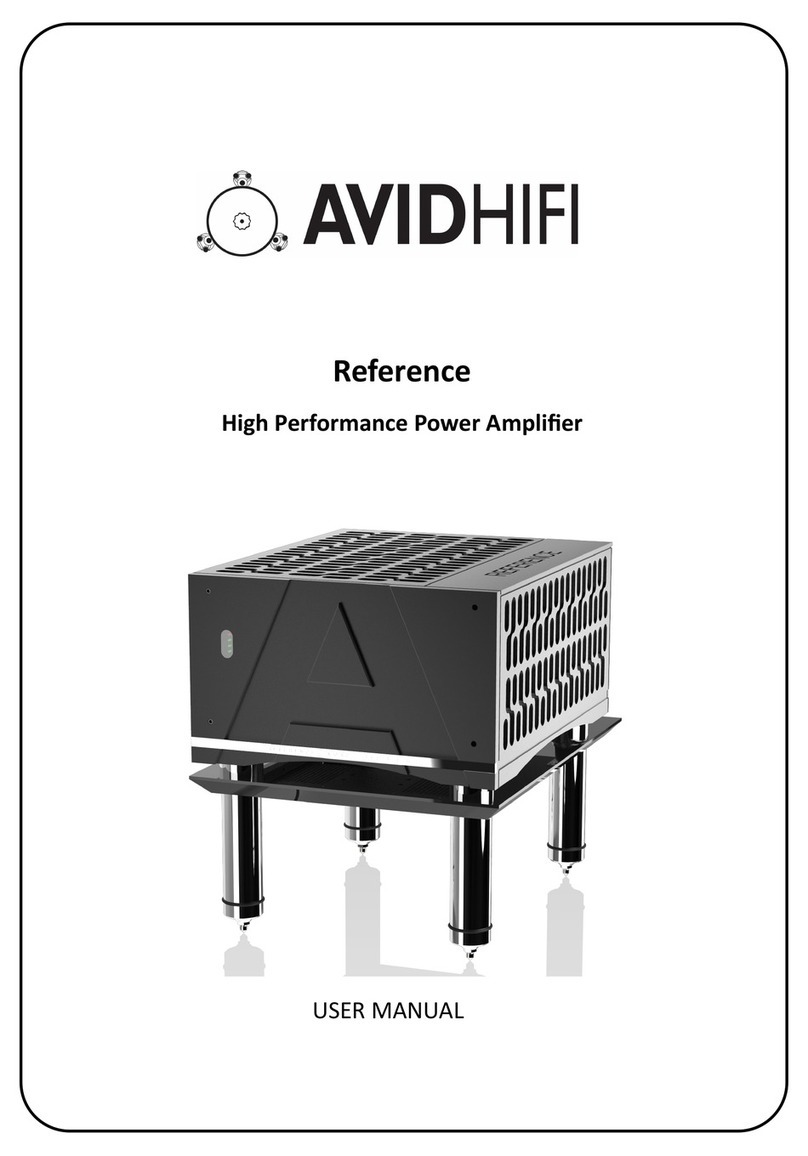 AVID HIFI Reference user manual