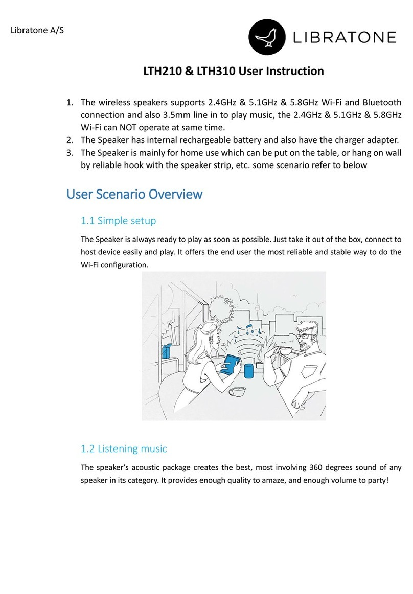 LIBRATONE LTH210 User instruction