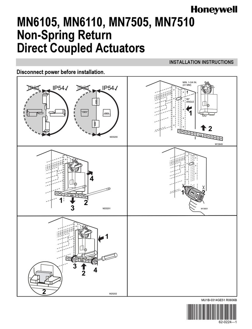 Honeywell MN6110 installation instructions
