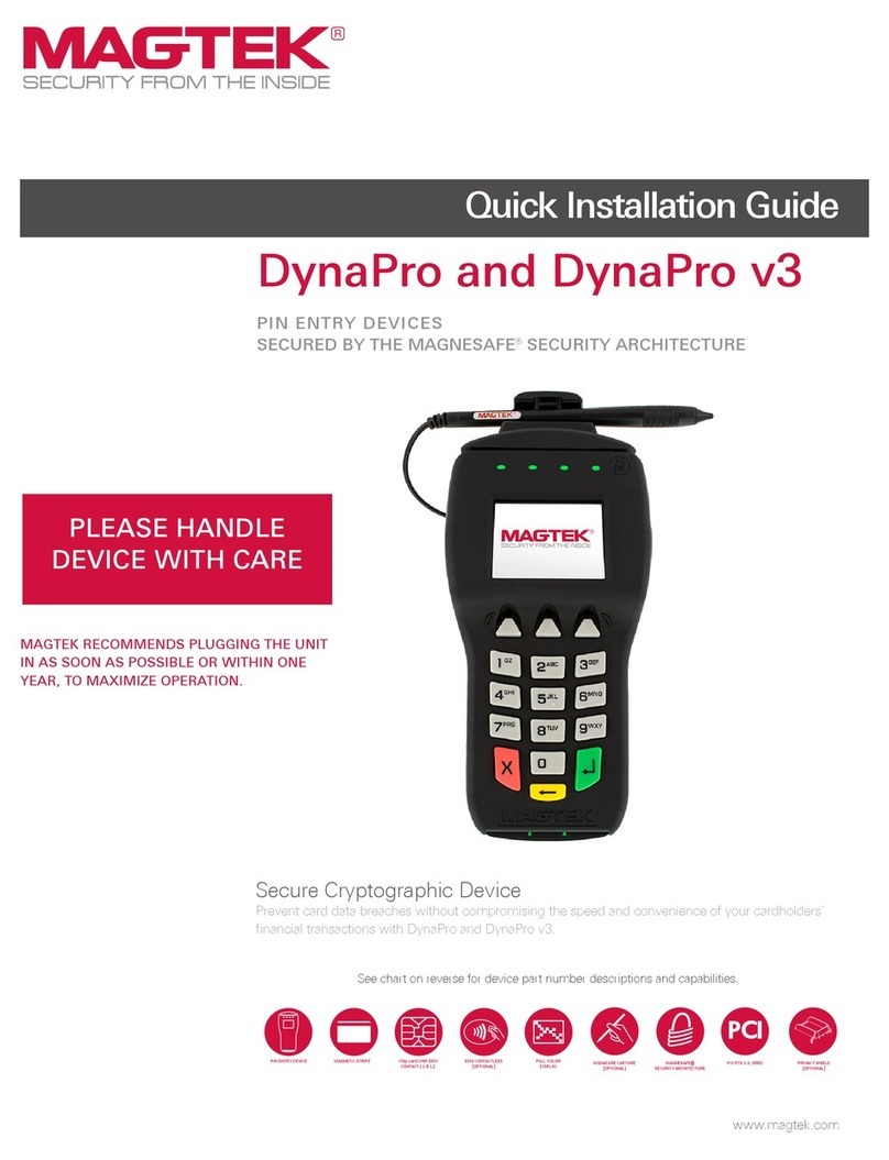 Magtek DYNAPRO User manual