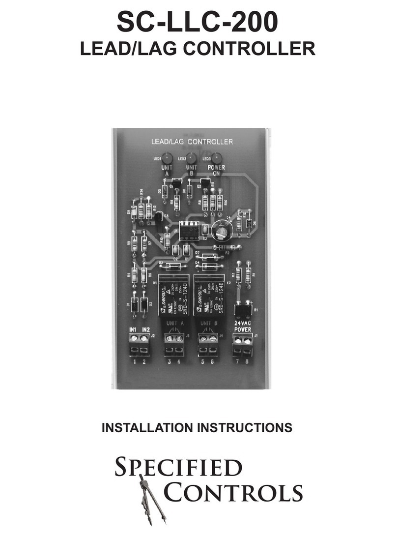 Specified Controls SC-LLC-200 installation instructions
