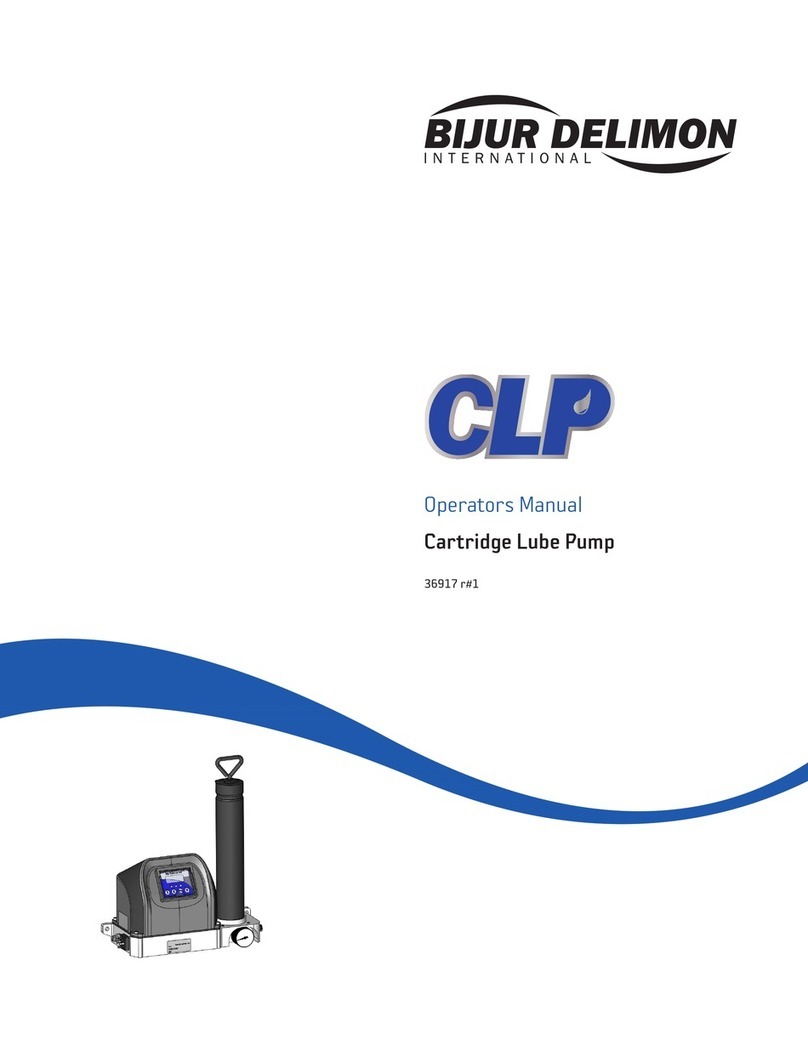 Bijur Delimon CLP Operator's manual