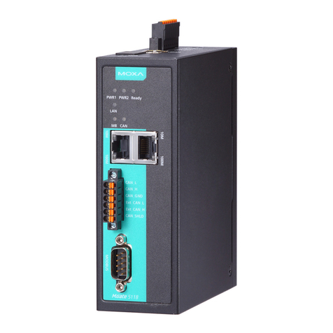 Moxa Technologies MGate 5118 Series User manual Moxa Technologies MGate 5118 Series User manual