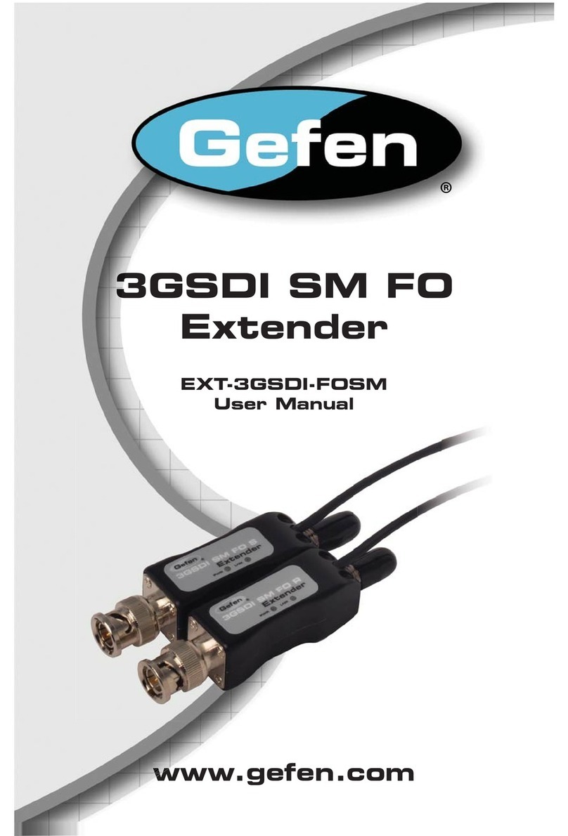Gefen EXT-3GSDI-FOSM User manual