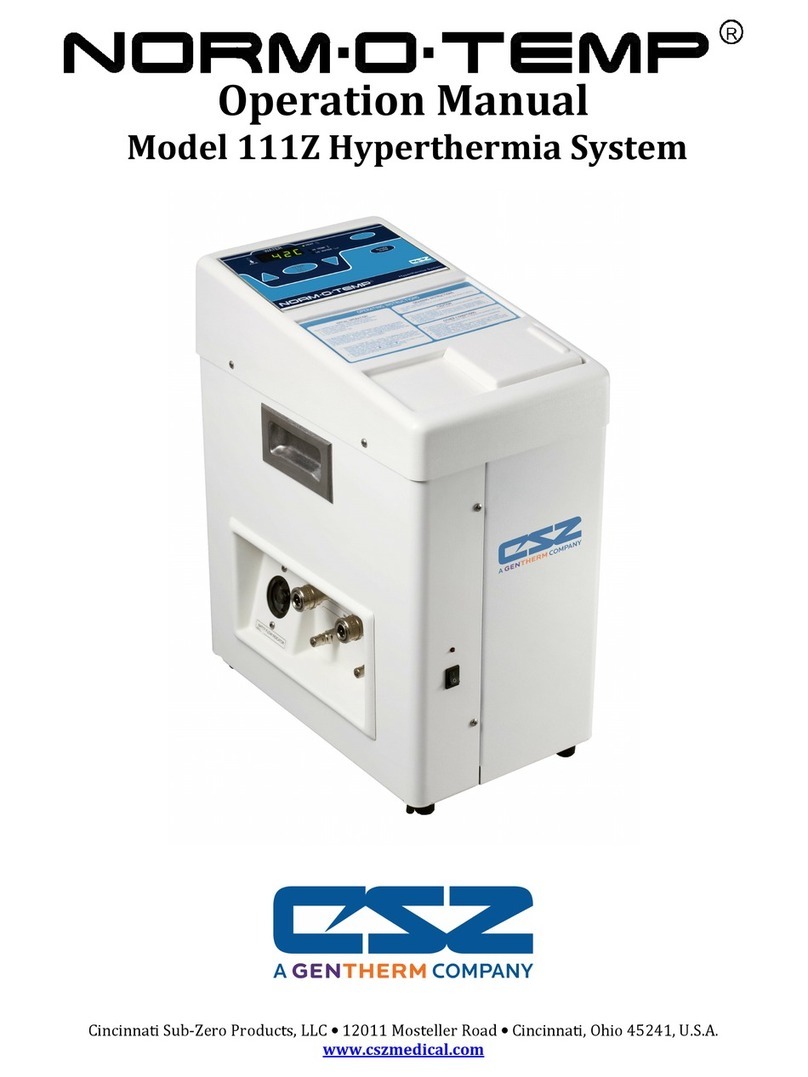 CSZ Norm-o-Temp 111Z Operation manual