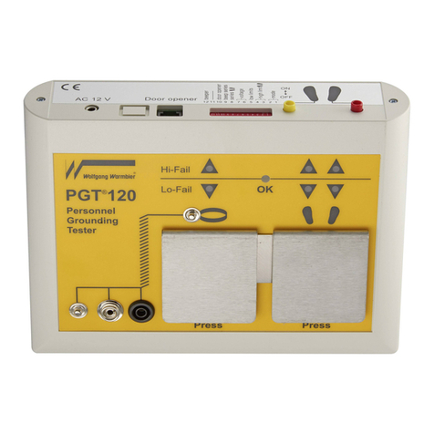 Warmbier PGT 120 user manual