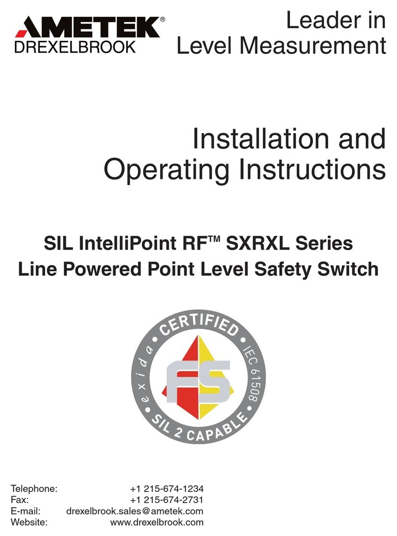 Ametek SIL IntelliPoint RF S*R*L Series User manual