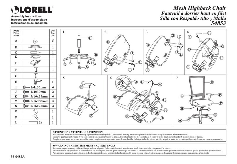 Lorell 54853 User manual