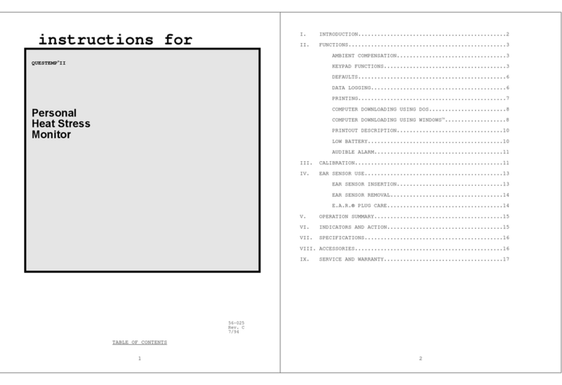 PEWA Questemp II User manual PEWA Questemp II User manual