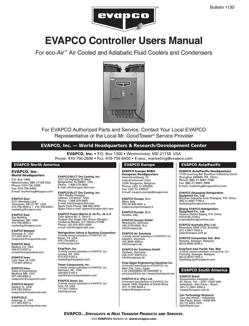 EVAPCO Eco-Air User manual