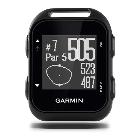 Garmin Approach G10 User manual