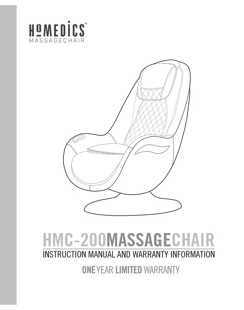 HoMedics HMC-200 Instruction manual and  warranty information
