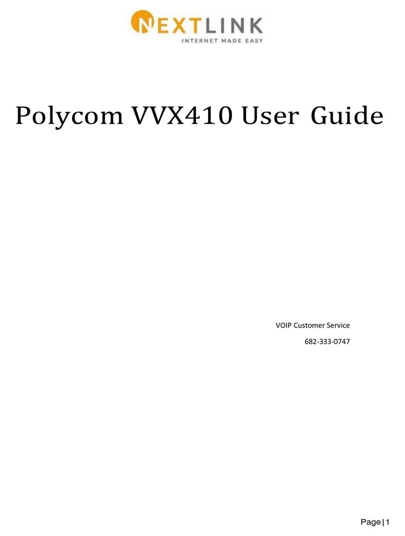 Polycom VVX410 user guide
