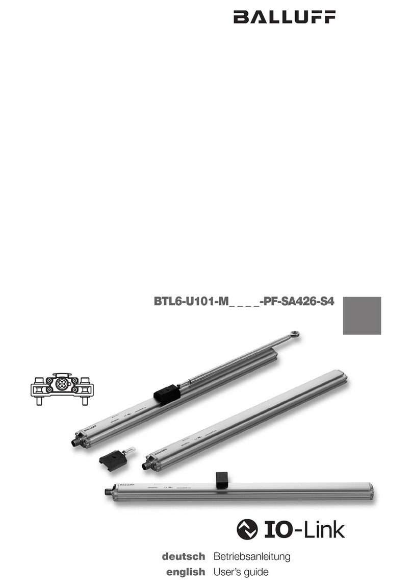 Balluf BTL6-U101-M-Series-PF-SA426-S4 user guide