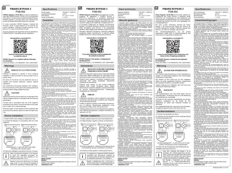 FIBARO BYPASS 2 manual