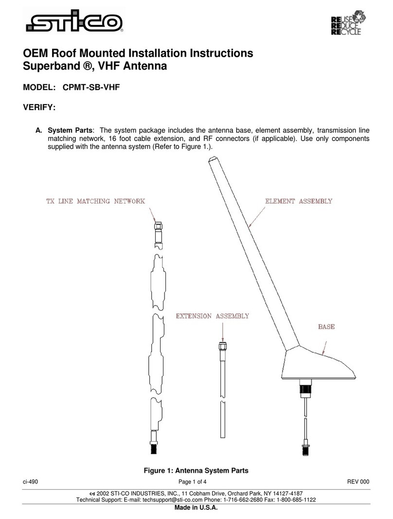 STI-CO CPMT-SB-VHF installation instructions