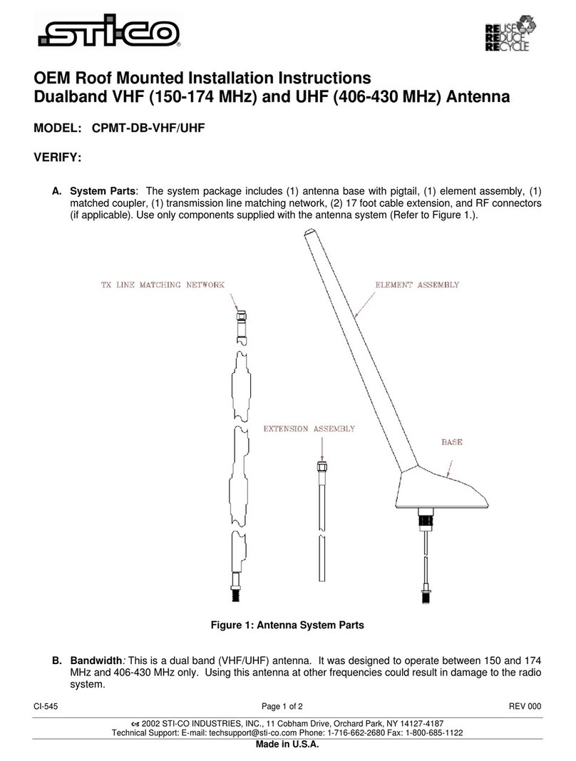 STI-CO CPMT-DB-VHF installation instructions
