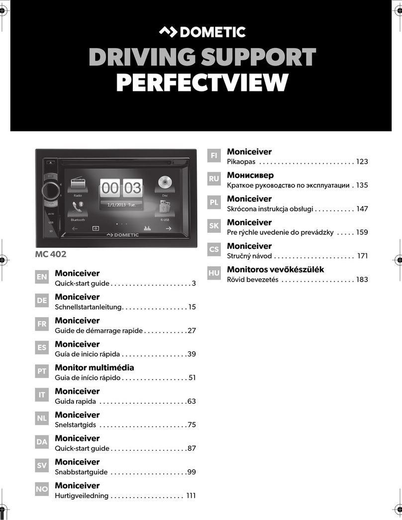 Dometic PerfectView MC 402 quick start guide