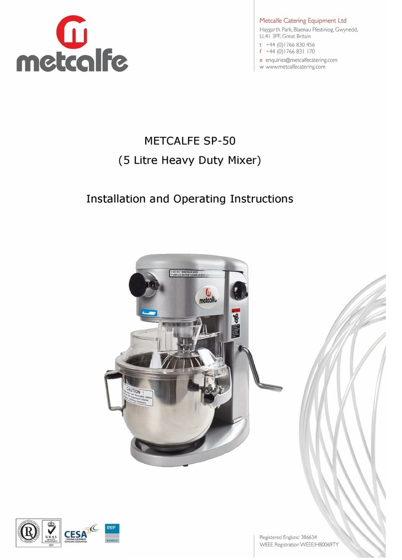 Metcalfe SP-50 User manual