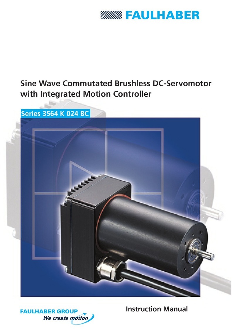 Faulhaber 3564K024BC series instruction manual